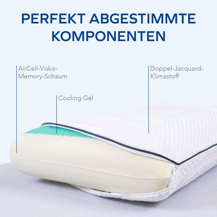 Actual product image Mlily Nackenstützkissen »Cooling Gel« (60 x 12 x 40 cm)