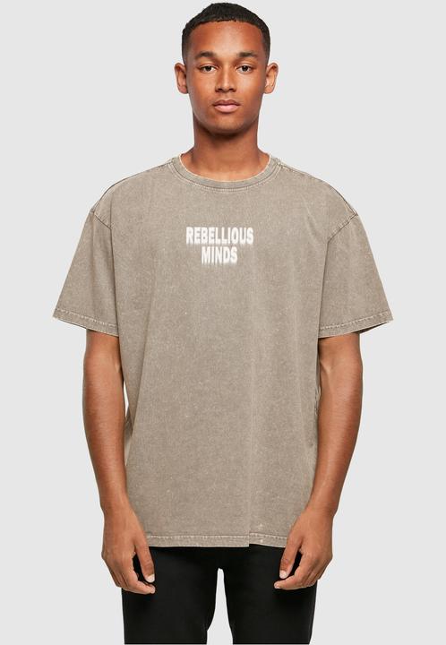 Produktbild Merchcode Rebellious Minds Acid Washed Oversize Tee - 116563 (M)