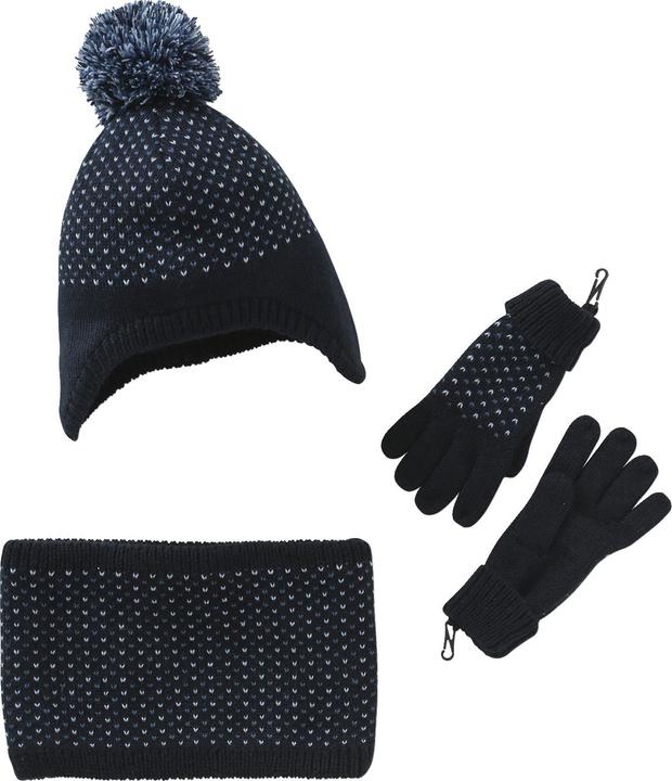 Produktbild Vertbaudet Jungen-Set: Mütze, Rundschal & Handschuhe