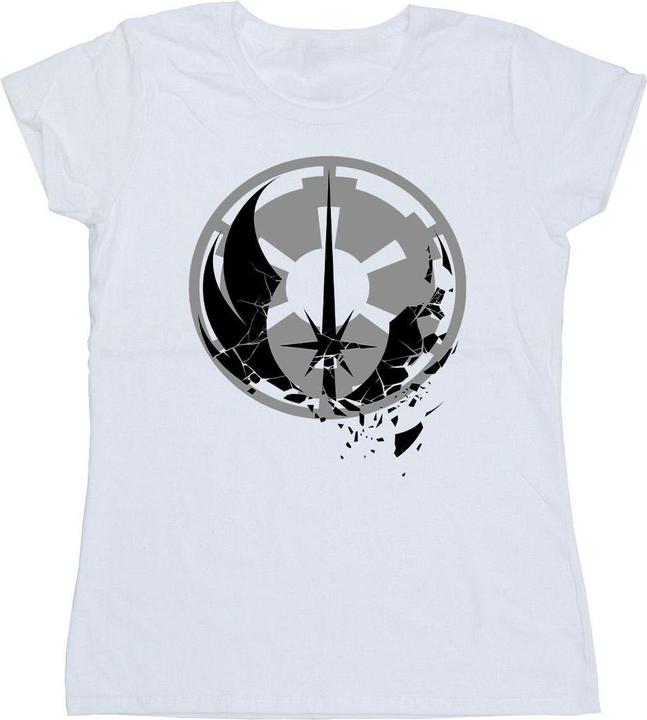 Immagine prodotto Star Wars Obi-Wan Kenobi Fractured Logos Maglietta Donna (L)