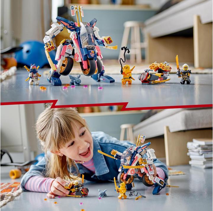 Produktbild LEGO Ninjago Soras Mech verwandelt sich in ein Rennrad (71792). (71792, LEGO Ninjago)