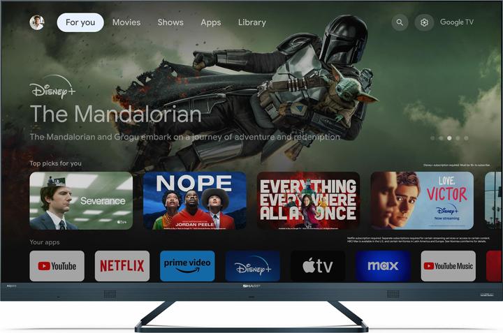 Immagine prodotto Sharp 50FQ5EG (50", QLED, 4K, 2023)