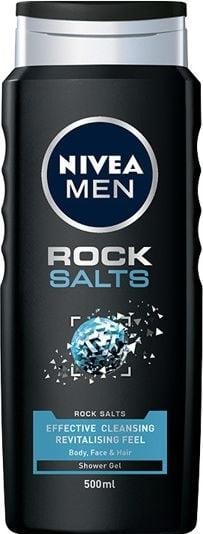 Actual product image NIVEA Men Rock Salts For Face. Body I (500 ml)