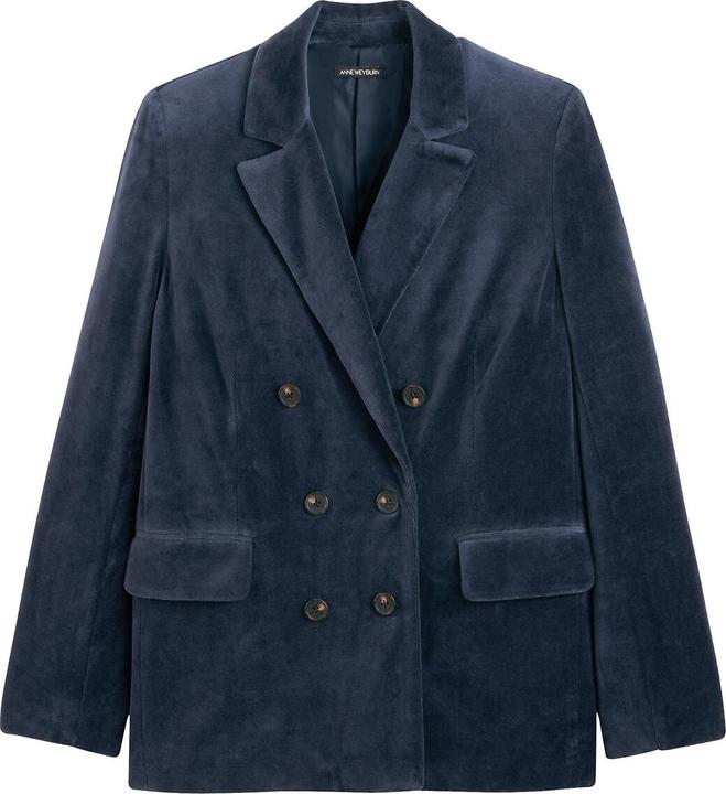 Anne Weyburn Samt-Blazer