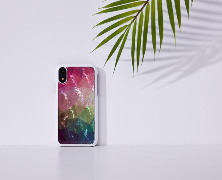 Actual product image Ikins SmartPhone case iPhone XR water flower white (Apple iPhone XR)