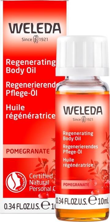 Actual product image Weleda Pomegranate Regenerating Oil, 10 ml oil (Body oil, 10 ml)