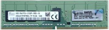 Actual product image HPE SPS-MEMORY DIMM 4GB 1RX8 2133R (1 x 4GB, 2133 MHz, DDR4-RAM, DIMM)