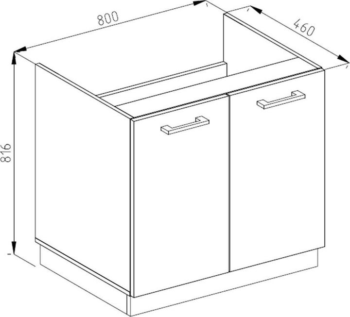 Produktbild Vicco Unterschrank für die Spüle R-Line