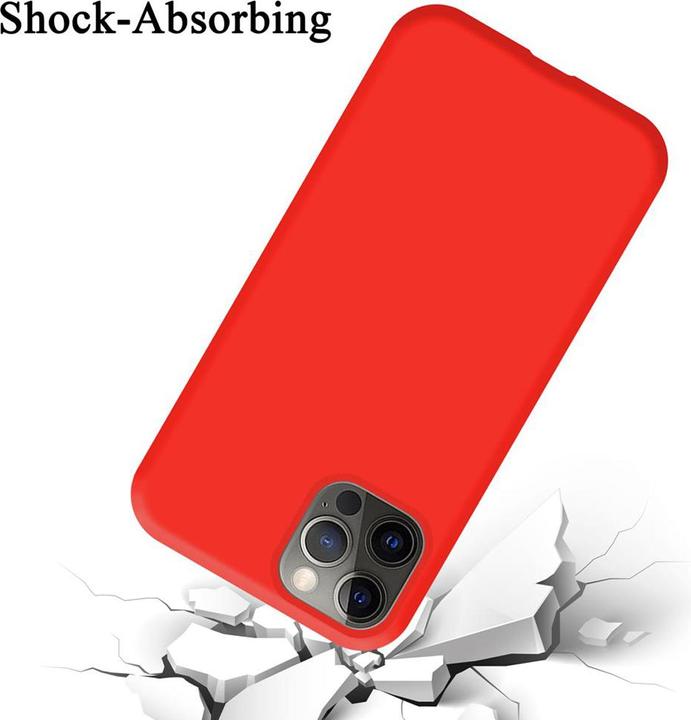 Actual product image Cadorabo TPU Liquid Silicone Case Cover (Apple iPhone 12 Pro Max)