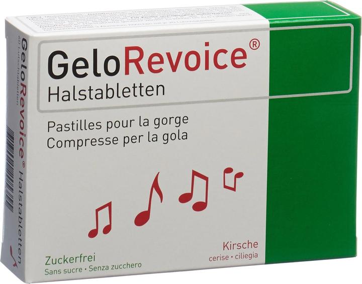 Actual product image GeloRevoice Kirsche Menthol (60 Piece)