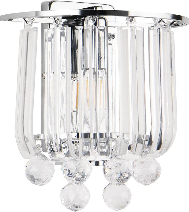 Produktbild Lux.Pro Wandleuchte Alnwick 2er Set E14 Chromfarben (E14)