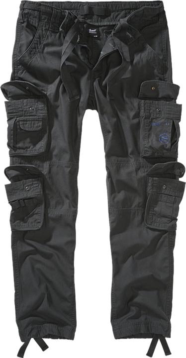 Brandit Pure Slim Fit Outdoorhose Grösse XXL Farbe Anthrazit (XXL)