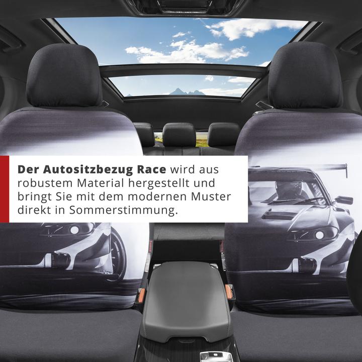 Immagine prodotto CarComfort Coprisedili auto da corsa, Coprisedili auto da corsa a sedile singolo Design