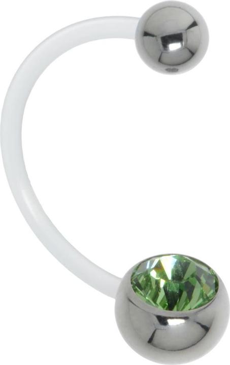 Bijouteria Schwangerschaftspiercing (Bioplast, Edelstahl, Kristall)