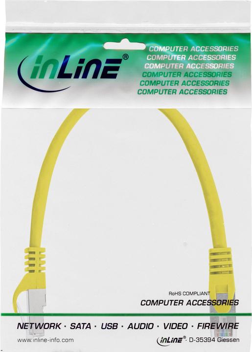Actual product image InLine Patch cable (SF/UTP, CAT5e, 0.30 m)