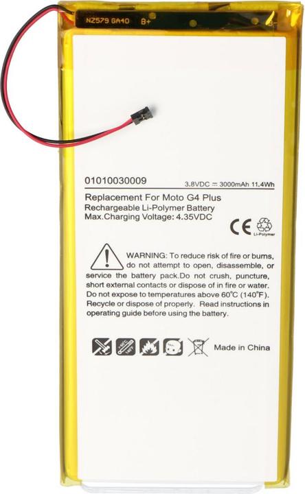 Image du produit XCell Lenovo Moto G4 Plus Batterie, XT1642, GV40, SNN5966A, GA40