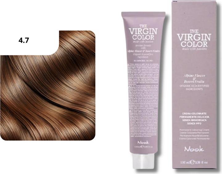 Nook Virgin Color Haarfarbe (4.7 Kastanienbraun)