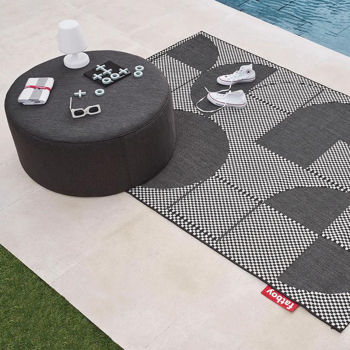 Actual product image Fatboy Carpretty Petit Jigsaw Black/White (160 x 230 cm)