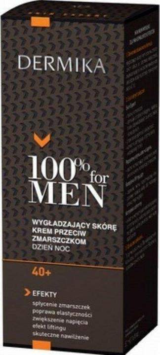 Dermika 100% for Men 40+ anti-wrinkle face cream 50ml (50 ml, 24h Creme)