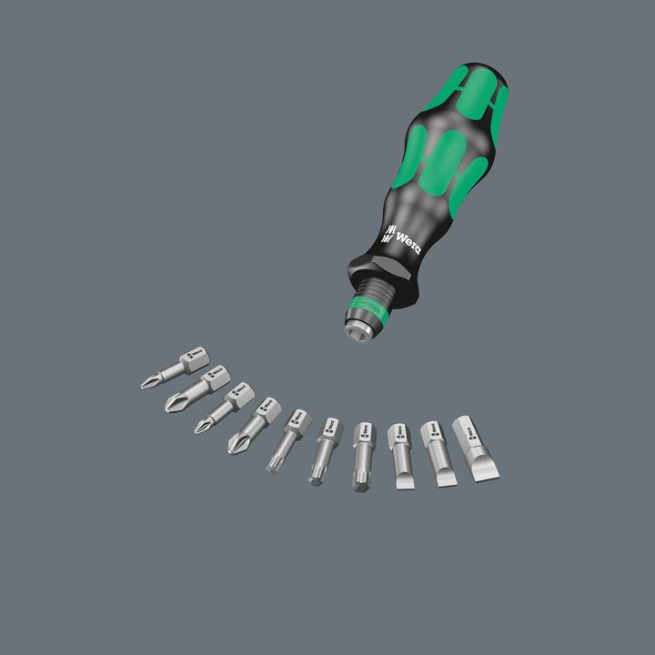 Immagine prodotto Wera Kraftform Kompakt 71 Security (1 x 6 x 25 mm, 1/4" x 25 mm, 1 x 2 x 25 mm, 1 x 3 x 25 mm, 1 x 4 x 25 mm, 1 x 8 x 25 mm, PH1 x 25 mm)