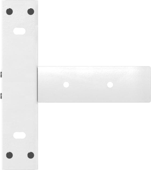 Produktbild VidaXL Couchtischbeine T-Form 2 Stk. Weiss 70x25x(42-43) cm Stahl Tischbein