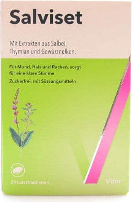 Produktbild Salviset Mund und Halspastillen (24 Stück)