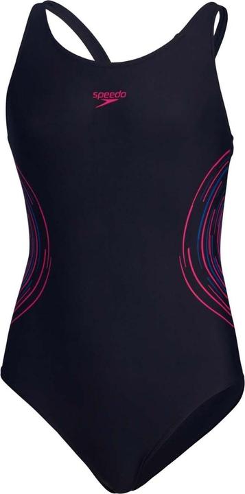 Actual product image Speedo Girls Placement Muscleback One Piece Swimsuit (116)
