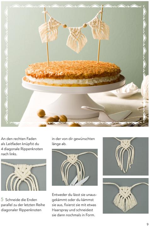 Actual product image Simple macramé creative set. With instruction book and material