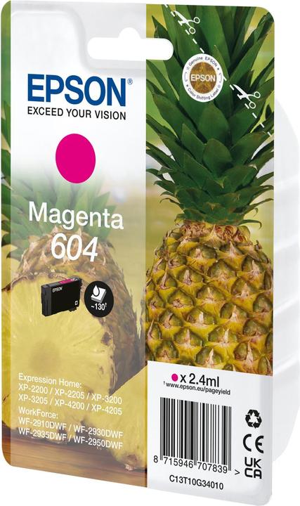 Productafbeelding Epson Inkt/604 603 Zeesterren MG SEC (M)