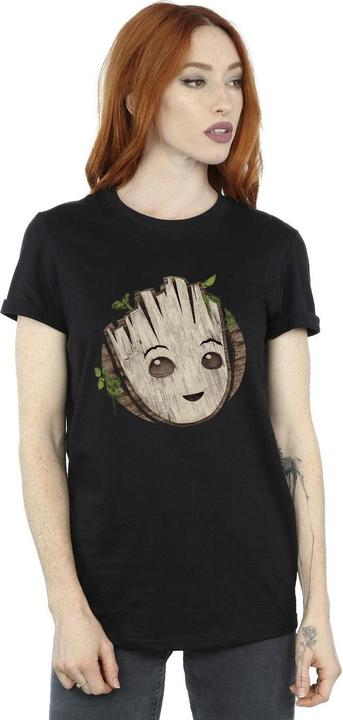 Image du produit - T-shirt AM GROOT WOODEN HEAD - Femme (XL)