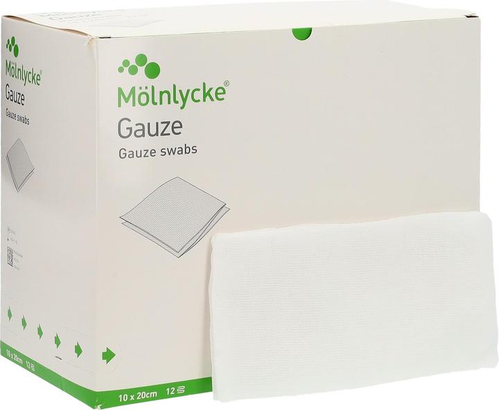 Produktbild Mölnlycke Gazekompressen 12 lagig steril