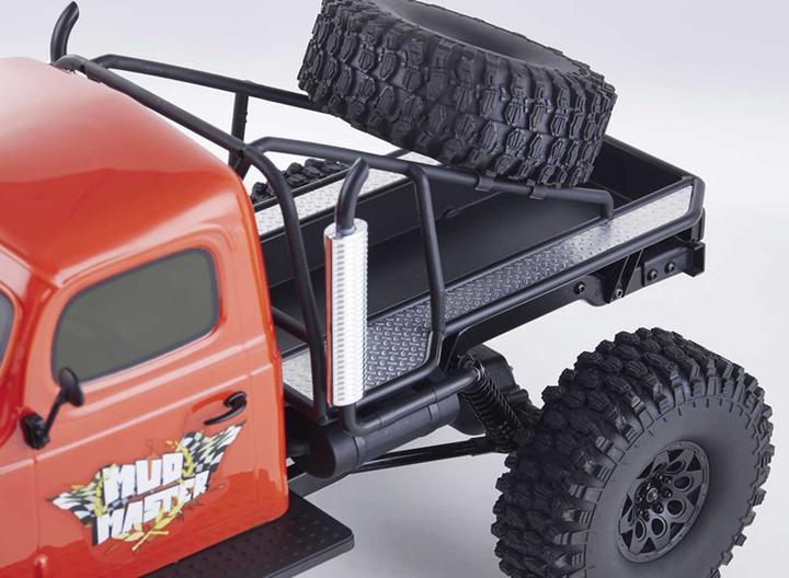 Immagine prodotto RocHobby Scala Crawler Atlas Mud Master 4WD Rosso, ARTR, 1:10 (RTR pronto all'uso)
