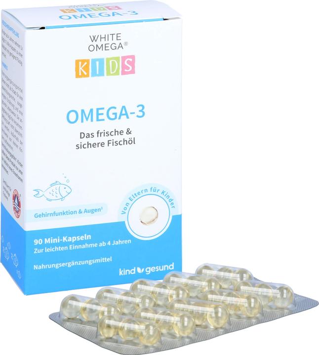 Produktbild White Omega Kids Fischöl Kapseln Kaps (90 Stück, Kapseln)