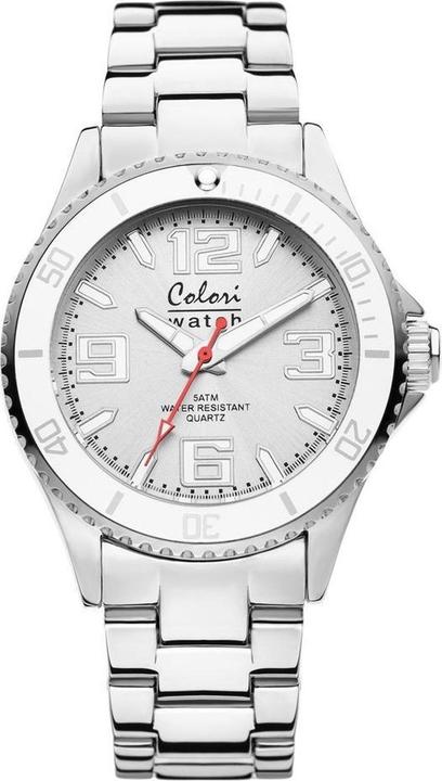 Actual product image Colori 5 -Col223 - Watch - Silver colored - 40mm