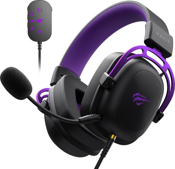 Immagine prodotto Havit H2002C+U (black+purple) (Cablato)