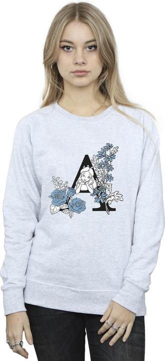 Actual product image Disney Womens/Ladies Alice In Wonderland Letter A Sweatshirt (L)