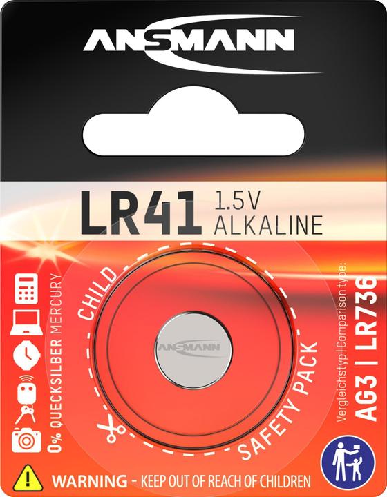 Immagine prodotto Ansmann Lr41 (1 pz., LR41, 35 mAh)