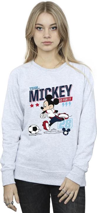 Actual product image Disney Womens/Ladies Mickey Mouse Team Mickey Football Sweatshirt (L)