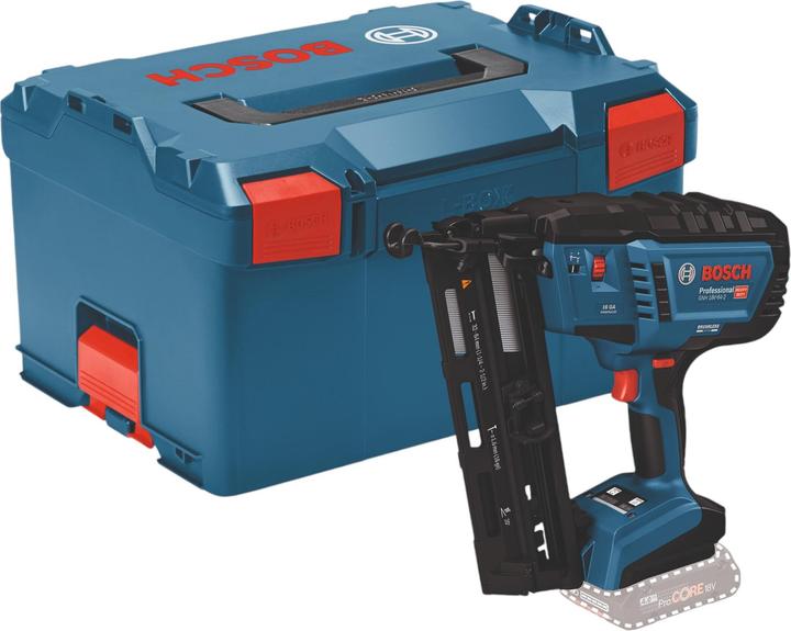 1x Bosch L-Boxx 238 (1 600 A01 2G2), 1x Chiodatrice per legno a batteria Bosch GNH 18V-64-2 Professional