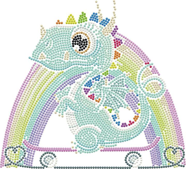 Image du produit Diamond Dotz Diamond Painting Dragon sur planche à roulettes
