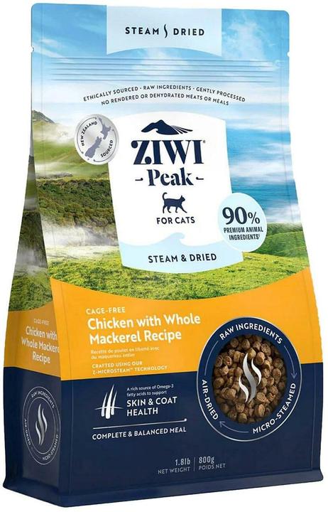 Actual product image Magni Ziwipeak - Steam & dried chicken, cat 800 gr. - (zp076) (Adult, 1 pcs., 800 g)
