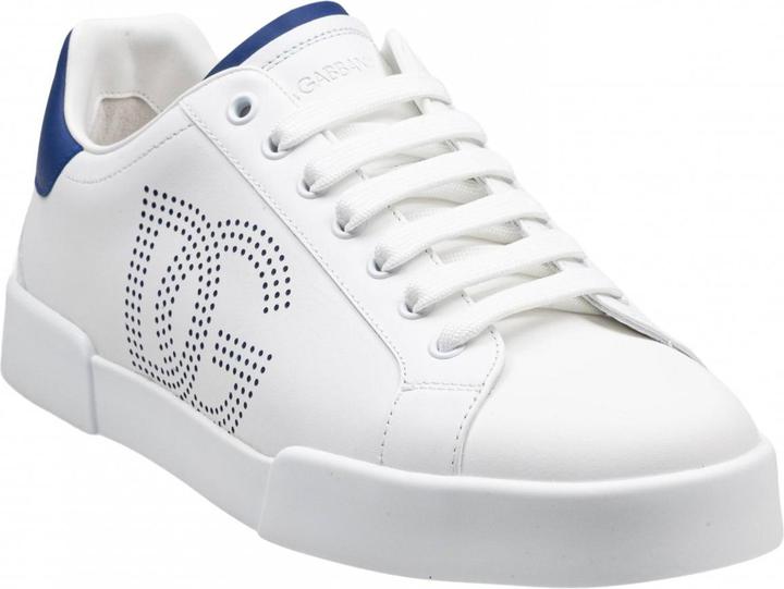 Produktbild Dolce & Gabbana portofino light sneakers in white and blue leather (40)