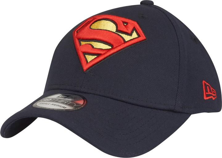 New Era 39Thirty Stretch Cap - SUPERMAN navy - L/XL (L)