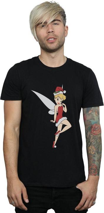 Actual product image Disney Mens Tinker Bell Christmas T-Shirt (3XL)