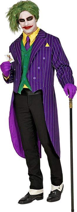Actual product image Widmann Evil Joker clown tailcoat with sewn-in waistcoat and shirt (L)