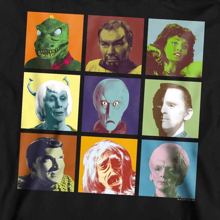 Actual product image Unisex Adult Alien Squares Sweatshirt (XL)