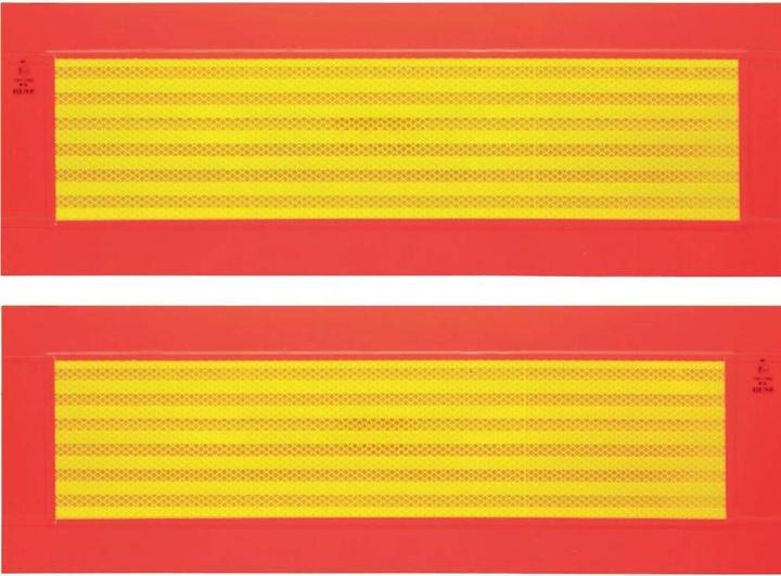 Immagine prodotto IWH ECE 70 097607 Strisce di avvertimento arancione (fluorescente), giallo (riflettente) 1 S