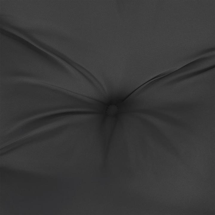 Produktbild VidaXL Palettenkissen Palettensofa Palettenpolster Sitzkissen 2tlg Schwarz Stoff (110 x 58 x 10 cm)