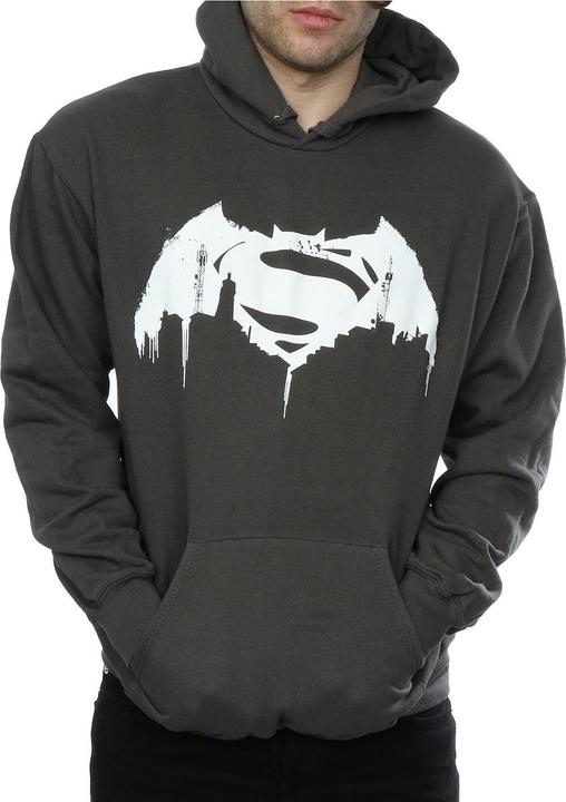 Image du produit - Sweat à capuche BATMAN SUPERMAN BEATEN LOGO - Homme (XXL)