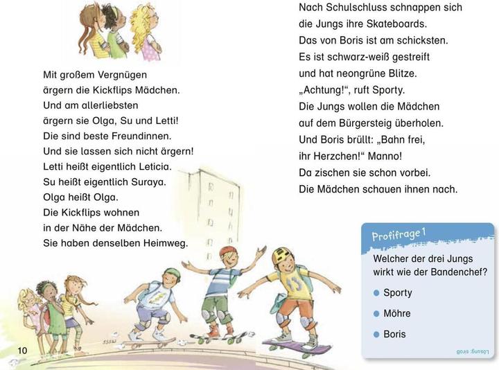 Produktbild Duden Leseprofi – Mutige Mädchen halten zusammen, 2. Klasse (Deutsch, Dagmar Chidolue, Angela Glökler, 2023)